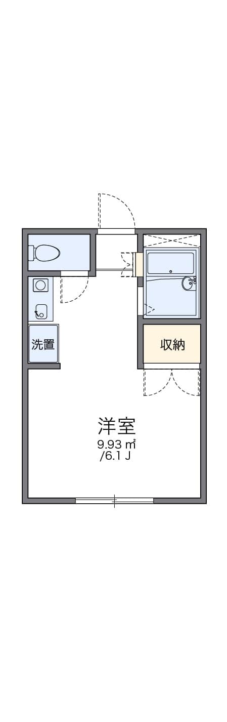 Preview floorplan of leopalace Nishimukou