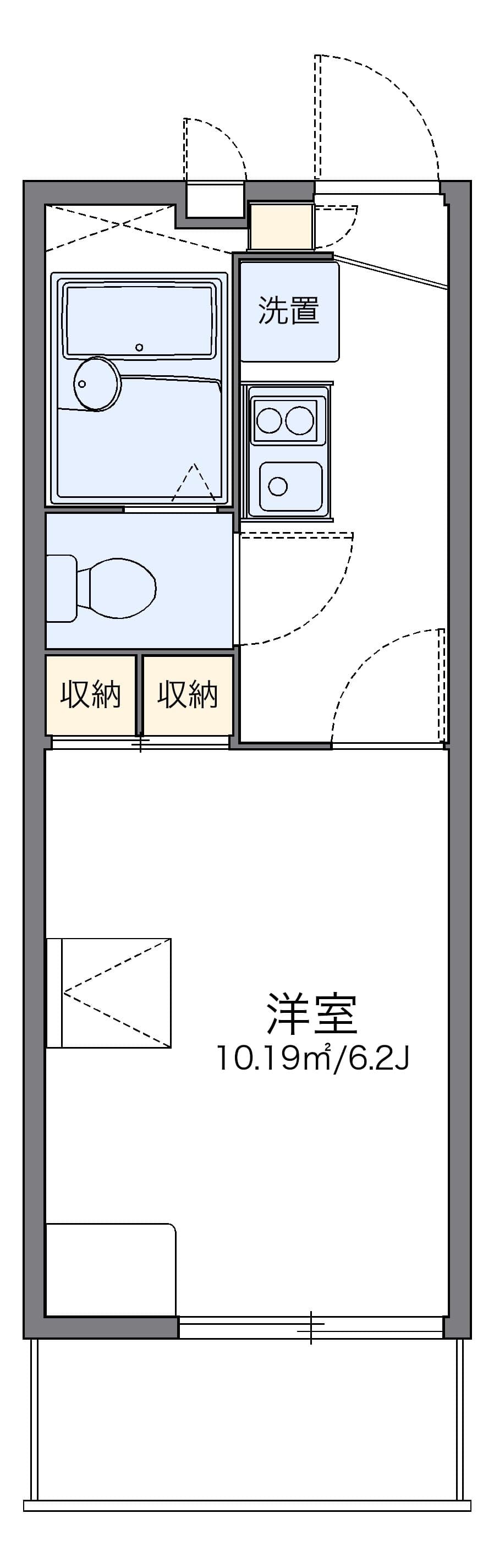 Preview floorplan of leopalace Minami Ichiba