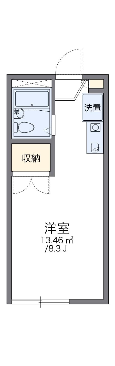Preview floorplan of leopalace Wisteria C