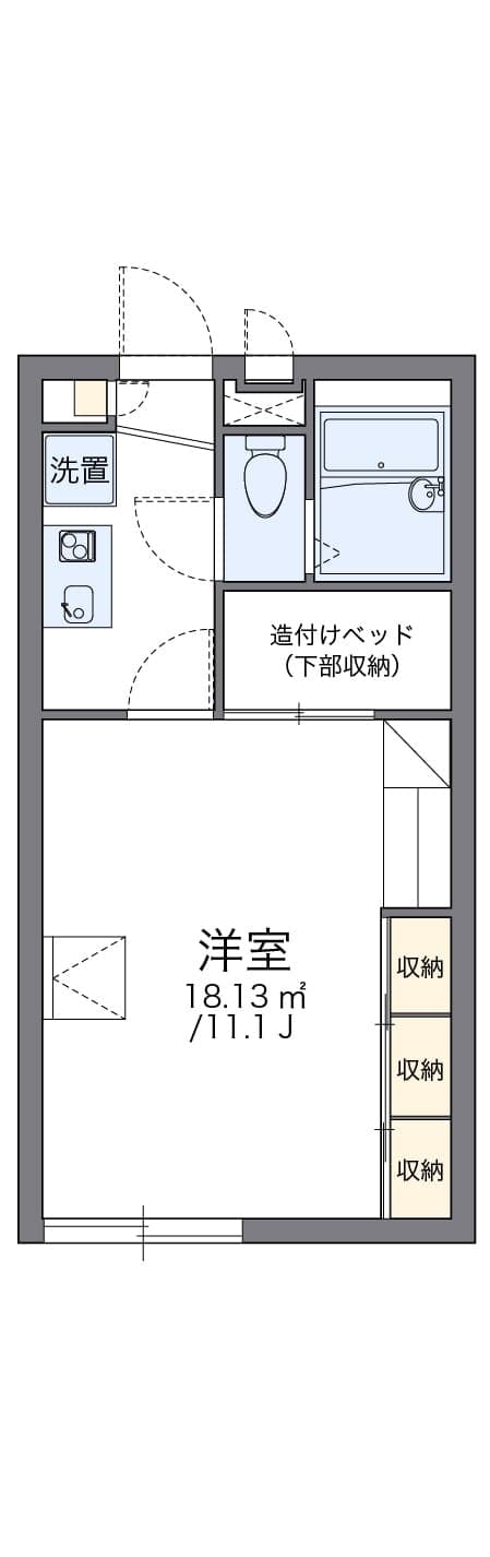 Preview floorplan of leopalace Yuasa