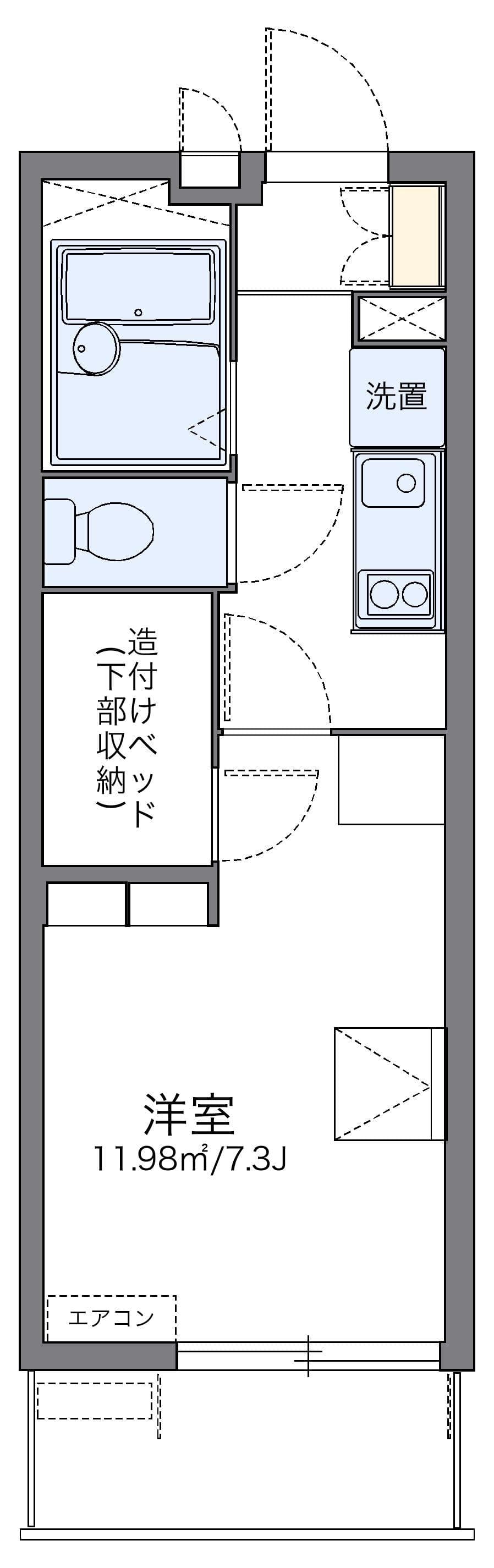 Preview floorplan of leopalace Edel Hishiyanishi