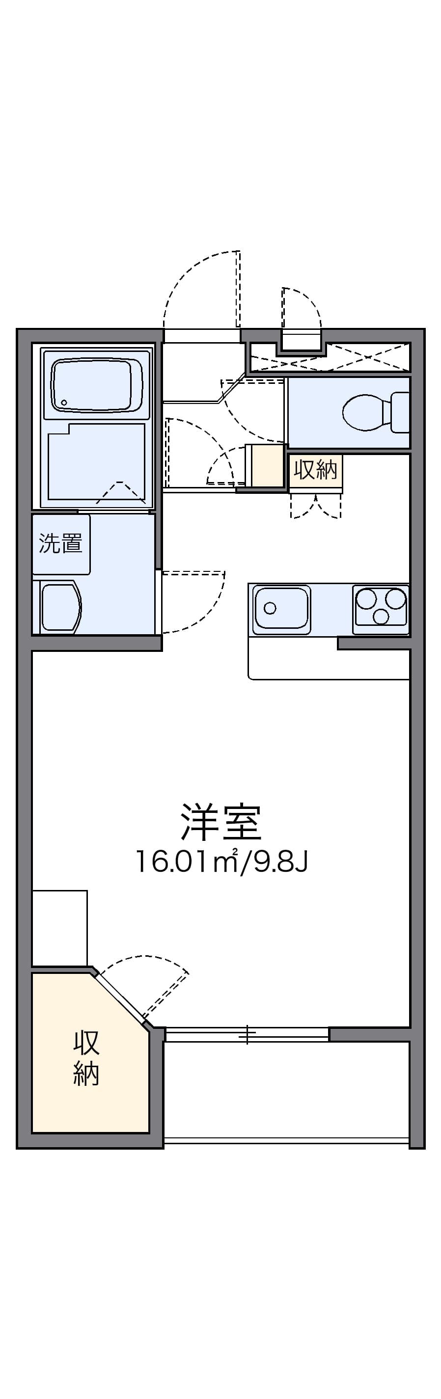 Preview floorplan of leopalace Familiar Shimosato II