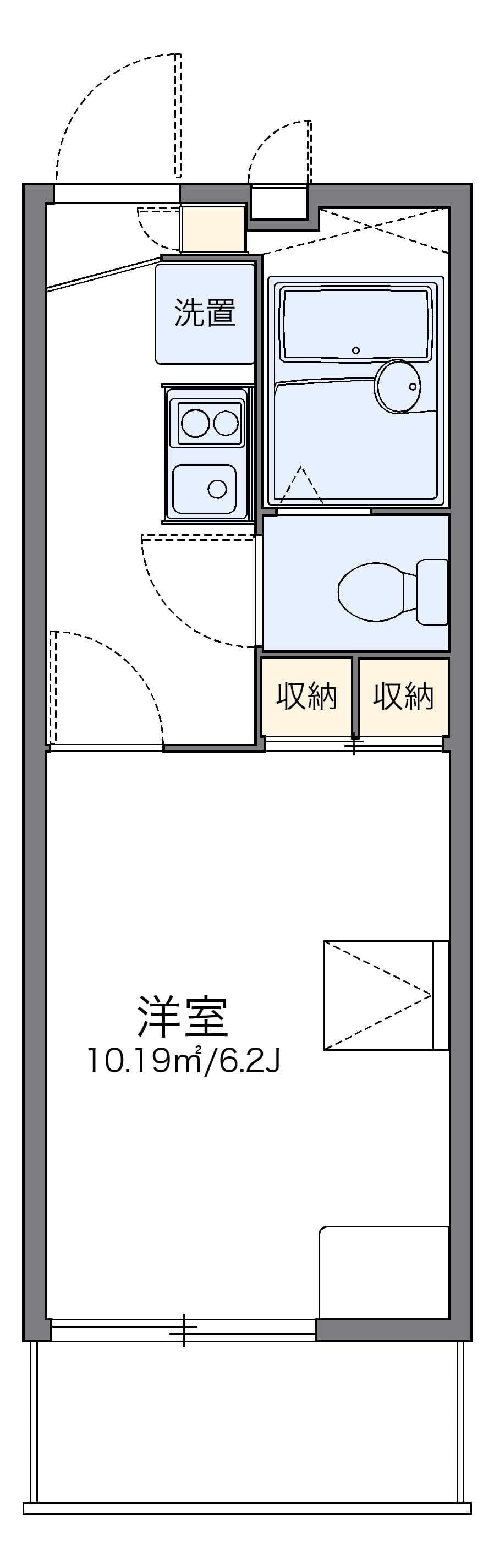 Preview floorplan of leopalace Takumi