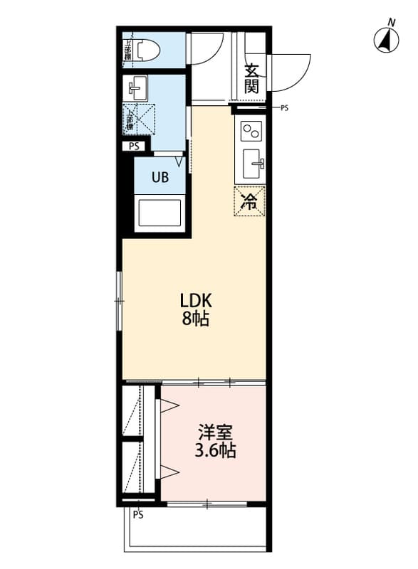 Preview floorplan of robot home Nishi Omiya VI (robot home Nishi Omiya Six)