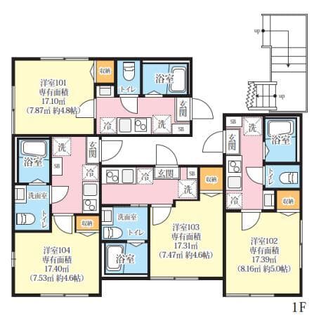 Preview floorplan of Vivienda Nishi-Ikuta