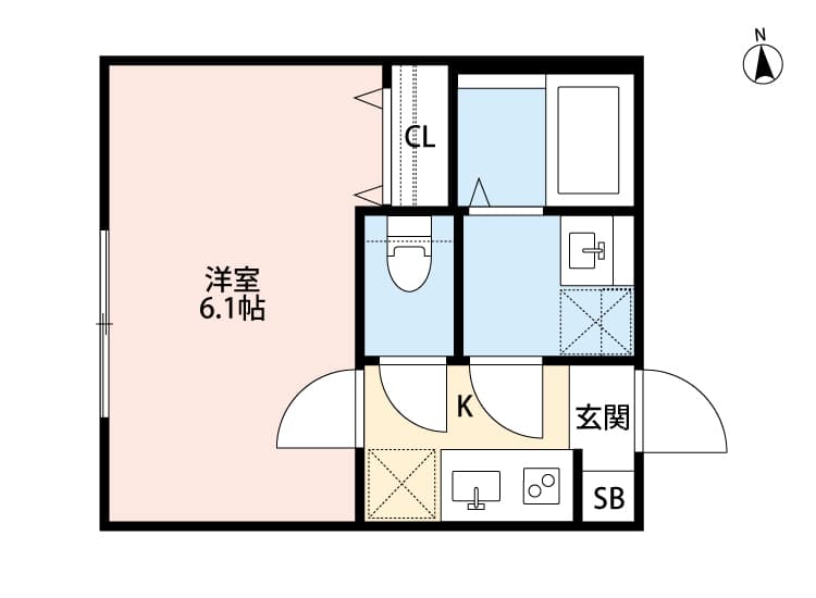 Preview floorplan of CRASTINE Nishimabashi 1-chome (Krastinoshishimabashi-shii-chome)