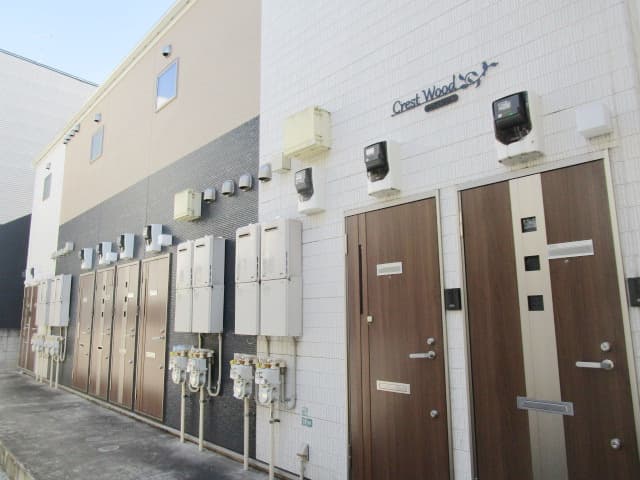 Main exterior of crest wood