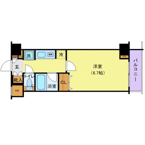 Preview floorplan of AZEST Tachikawa