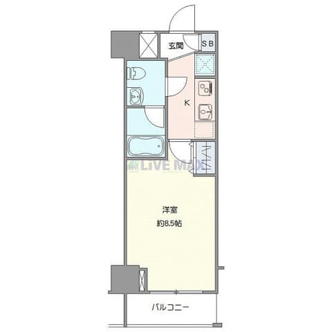 Preview floorplan of Sky Court Itabashi Oyama