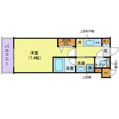 Preview floorplan of Harmony Residence Shinagawa Takanawa