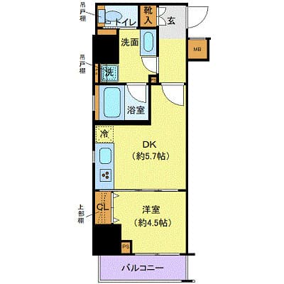 Preview floorplan of Cresia Akihabara Luxe Sweet