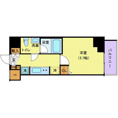 Preview floorplan of AZEST Kitasenju