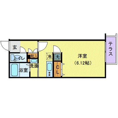 Preview floorplan of MODULOR Hakusan II