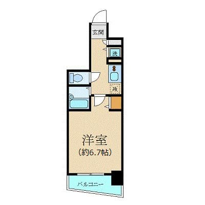 Preview floorplan of Pressance Shinjuku Gyoemmae Ultimate...