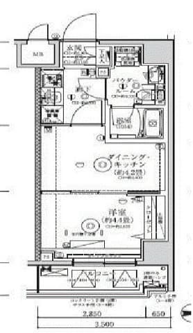 Preview floorplan of レアライズ赤羽イースト