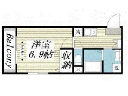 Preview floorplan of ルッシェロ平井