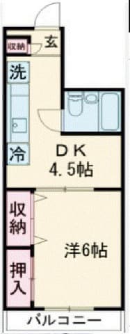 Preview floorplan of 品川ハイツ