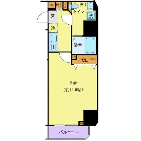 Preview floorplan of ジェノヴィア渋谷笹塚スカイガーデン...