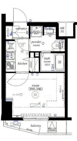 Preview floorplan of ヴェルステージ蒲田駅前