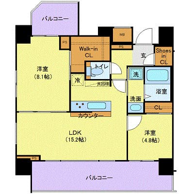 Preview floorplan of ジェノヴィア目黒南グリーンヴェール...