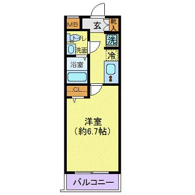 Preview floorplan of プレール・ドゥーク品川御殿山