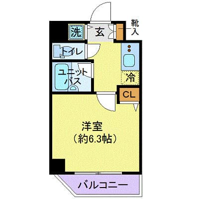 Preview floorplan of パークウェル方南町
