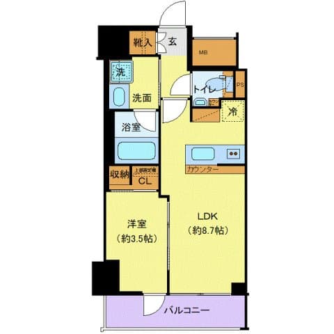 Preview floorplan of エステムプラザ赤羽アンダルシア
