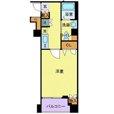 Preview floorplan of スカイコート東京ベイ・東雲