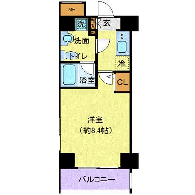 Preview floorplan of プレール・ドゥーク潮見