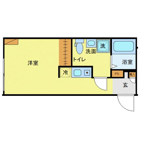 Preview floorplan of オアシス五反野レジデンス