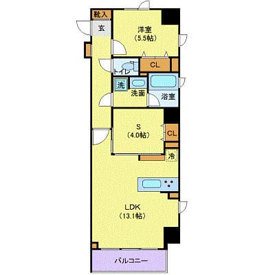 Preview floorplan of レーヴ半蔵門
