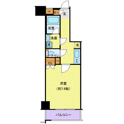 Preview floorplan of ジェノヴィア隅田川westスカイガ...