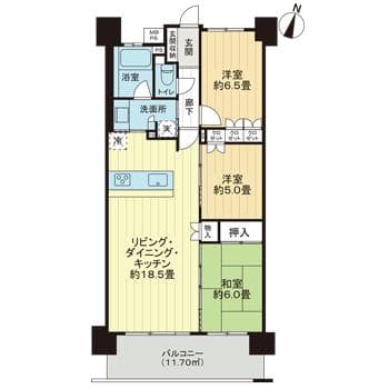 Preview floorplan of Lions Kashiwara Station Crown Square
