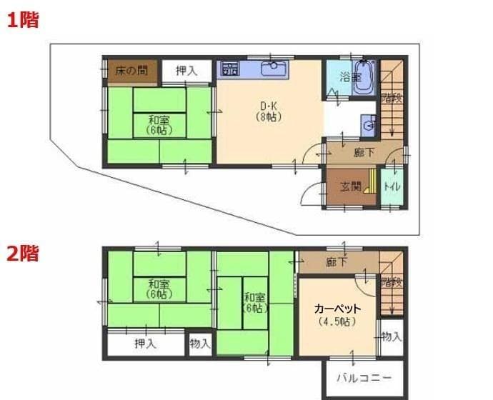 Preview floorplan of Shimoda Higashi detached house