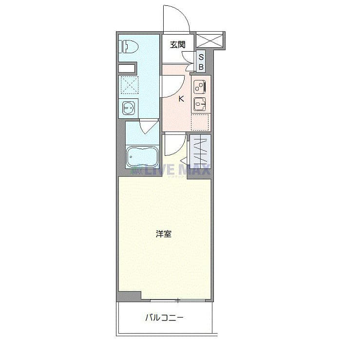 Preview floorplan of Genovia Futago Shinchi