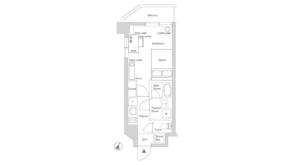 Preview floorplan of AzabujubanⅡ