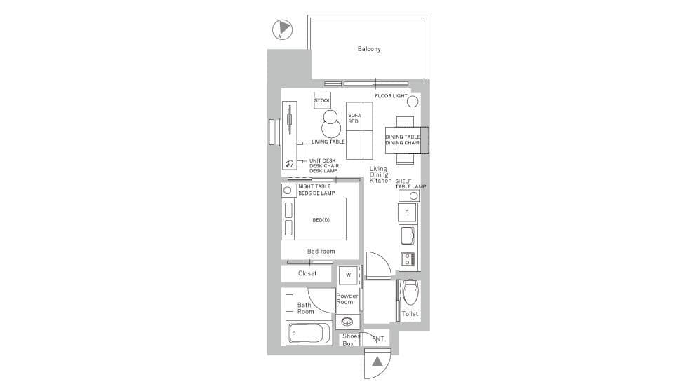 Preview floorplan of Bentencho