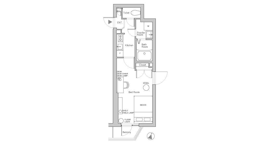 Preview floorplan of Hatagaya