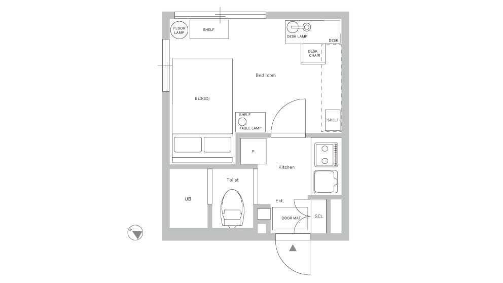 Preview floorplan of Iidabashi
