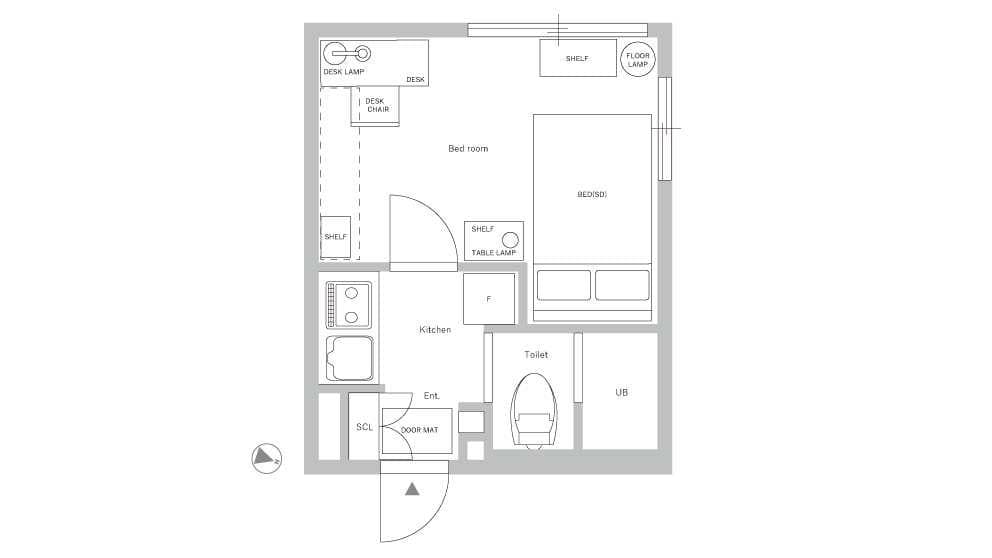 Preview floorplan of Iidabashi