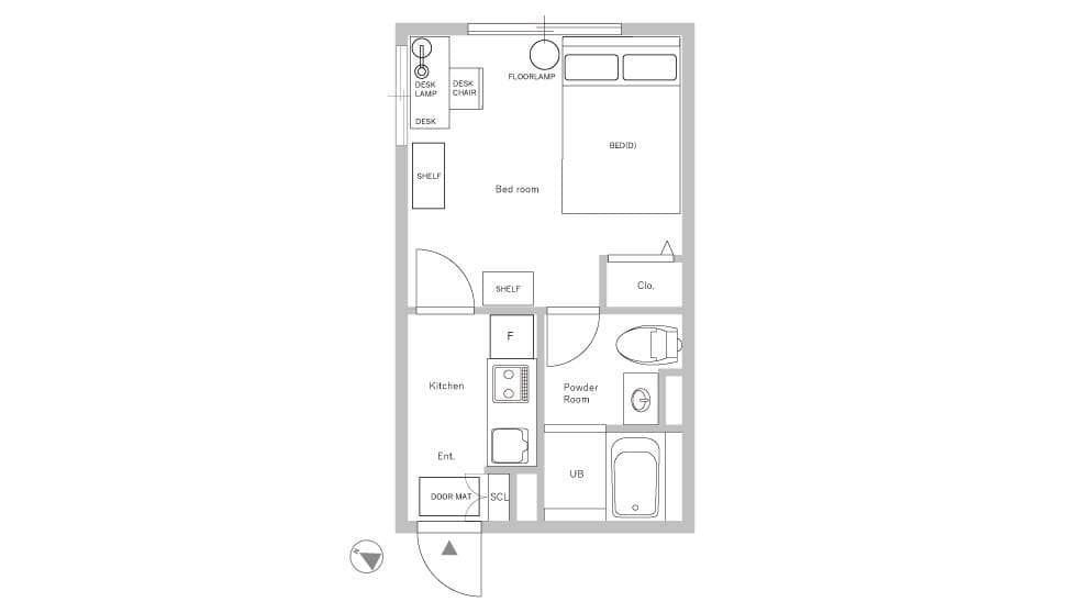 Preview floorplan of Iidabashi