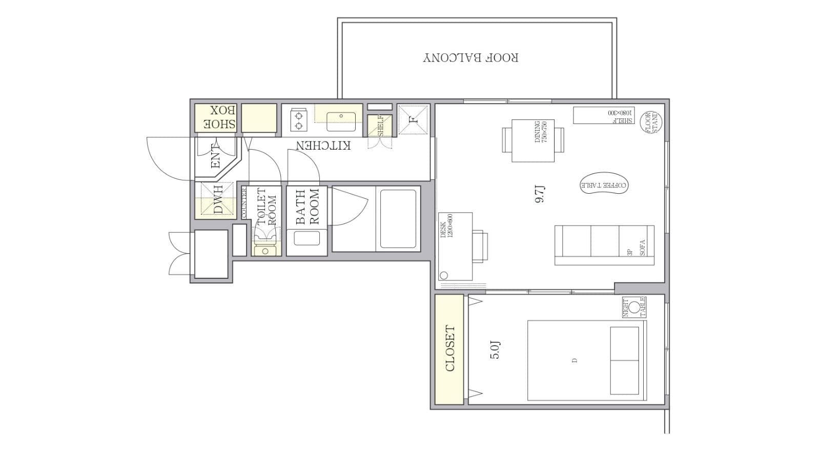Preview floorplan of KoenjiⅡ
