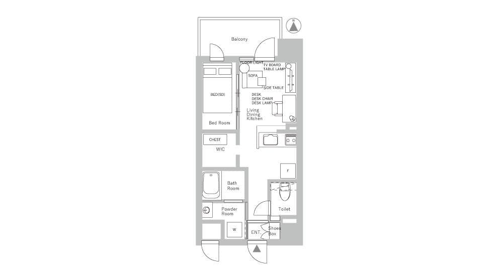 Preview floorplan of Miyakojima East