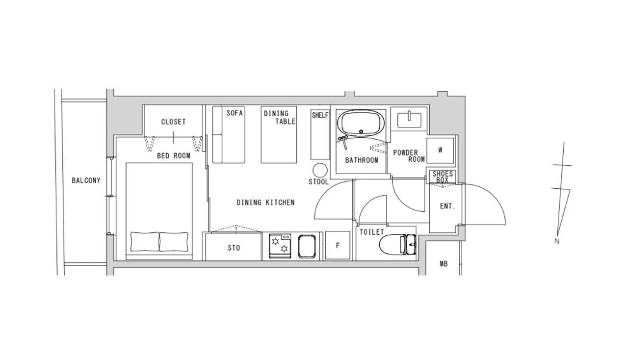 Preview floorplan of MorishitaⅡ