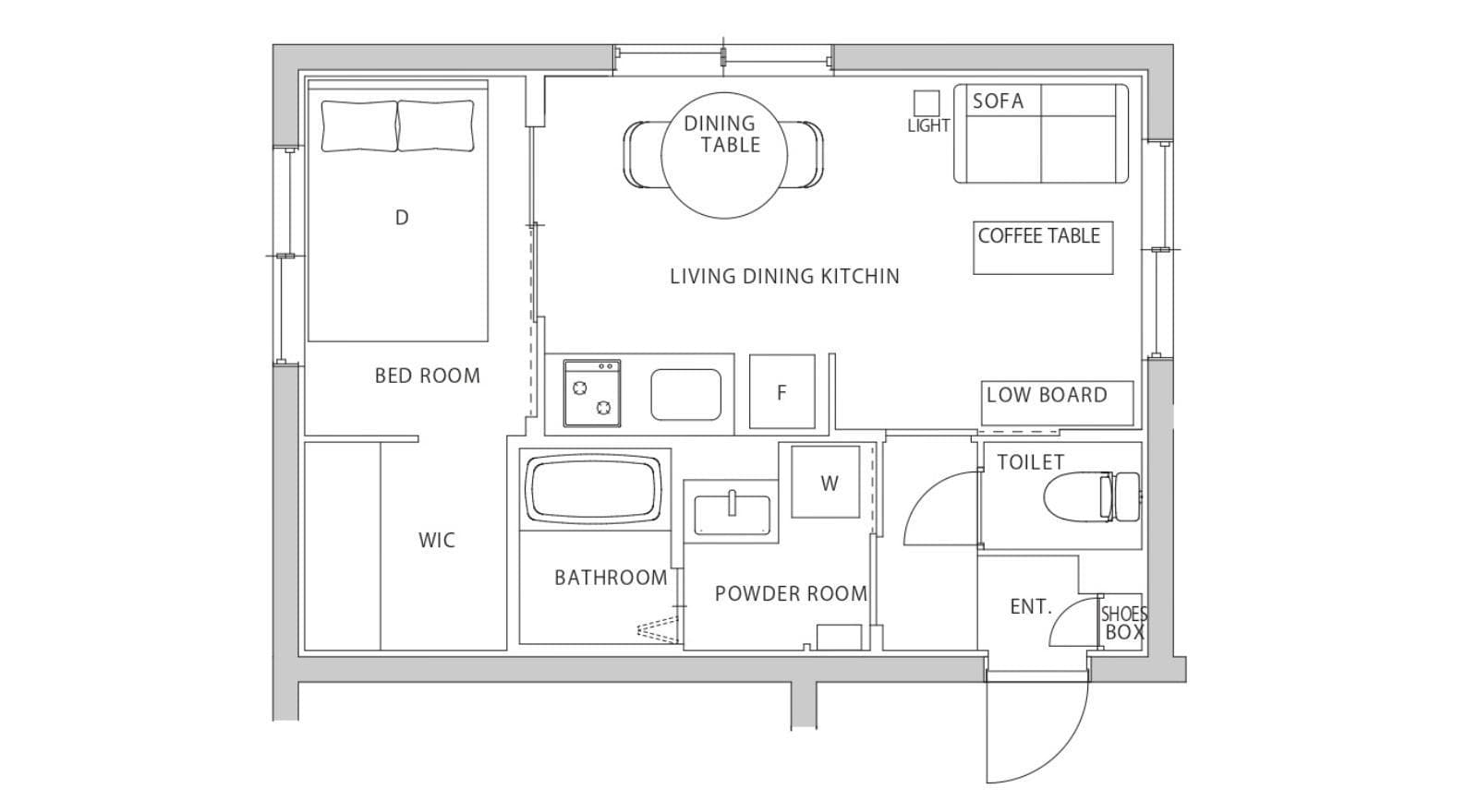 Preview floorplan of Nishi Shinjuku