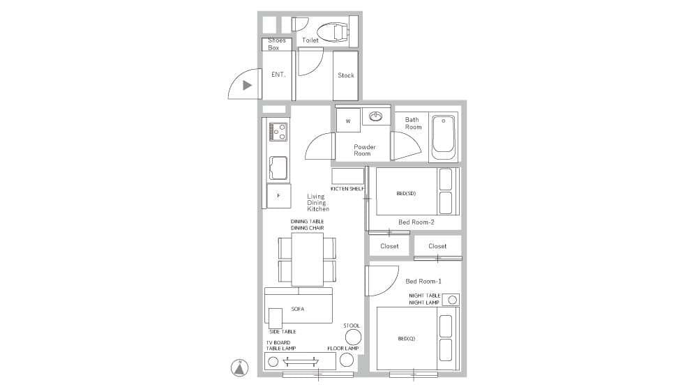 Preview floorplan of SangenjayaⅤ