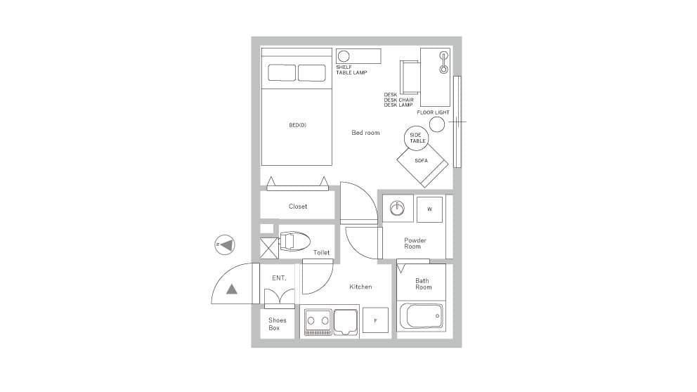 Preview floorplan of Setagaya okusawa