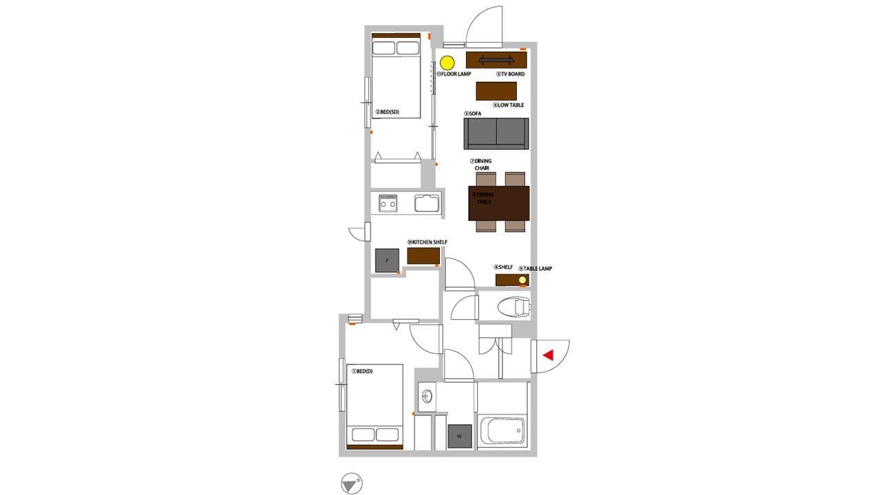 Preview floorplan of Shin-otsuka