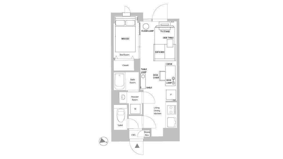 Preview floorplan of Shin-otsuka