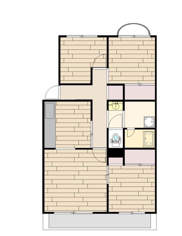 Preview interior of Dai Ni Mitsuwadai Heights D